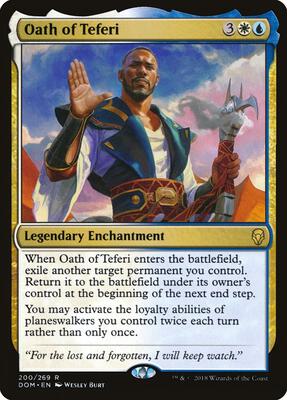 Oath of Teferi card from Dominaria