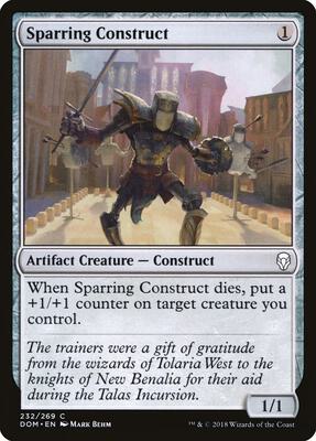 Sparring Construct card from Dominaria