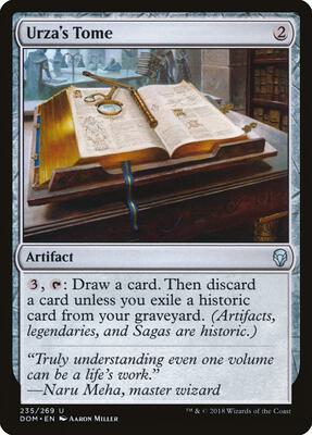 Urza's Tome card from Dominaria
