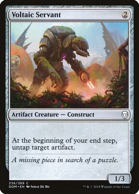 Voltaic Servant card from Dominaria