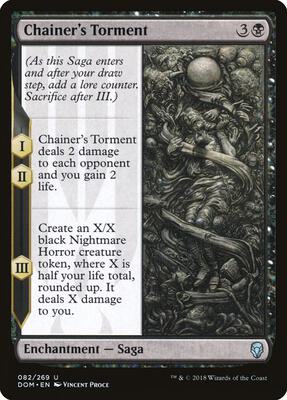 Chainer's Torment card from Dominaria