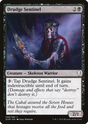 Drudge Sentinel card from Dominaria