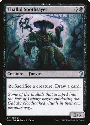 Thallid Soothsayer card from Dominaria