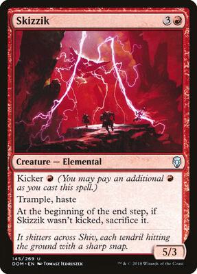 Skizzik card from Dominaria