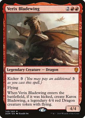Verix Bladewing card from Dominaria