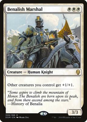 Benalish Marshal card from Dominaria