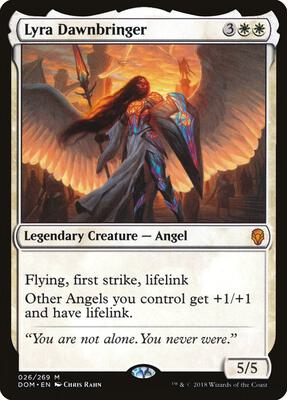 Lyra Dawnbringer card from Dominaria