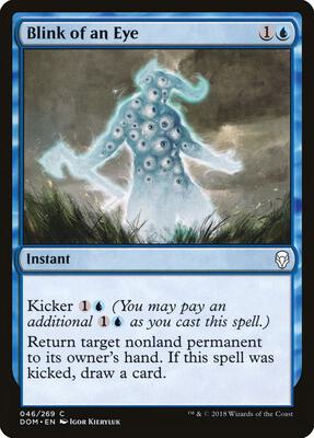 Blink of an Eye card from Dominaria