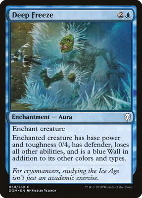 Deep Freeze card from Dominaria