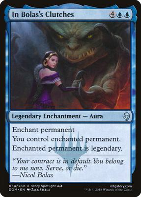 In Bolas's Clutches card from Dominaria