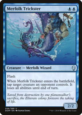 Merfolk Trickster card from Dominaria