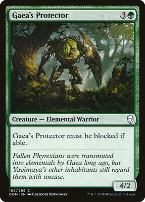 Gaea's Protector card from Dominaria