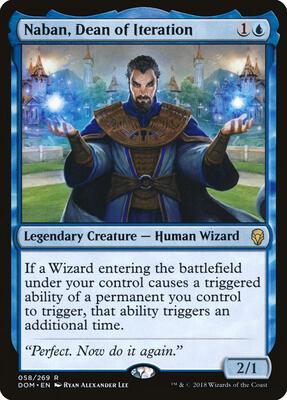 Naban, Dean of Iteration card from Dominaria
