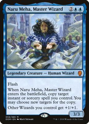 Naru Meha, Master Wizard card from Dominaria