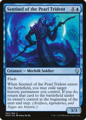 Sentinel of the Pearl Trident card from Dominaria