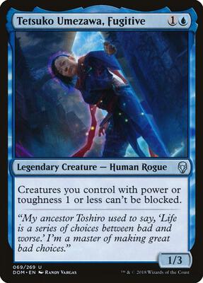 Tetsuko Umezawa, Fugitive card from Dominaria