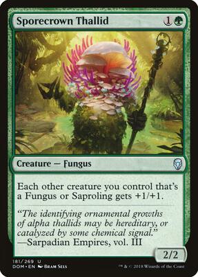 Sporecrown Thallid card from Dominaria