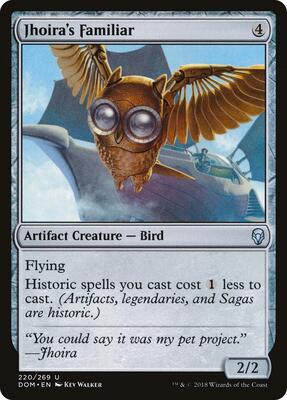 Jhoira's Familiar card from Dominaria