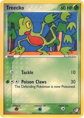 Treecko - 1/5 card from Kids WB Promos