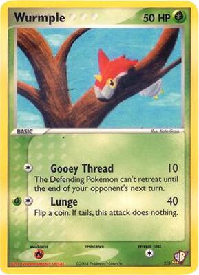 Wurmple - 2/5 card from Kids WB Promos