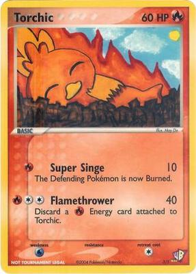 Torchic - 3/5 card from Kids WB Promos