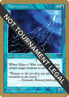 Man-o'-War - 1997 Jakub Slemr (VIS) card from World Championship Decks