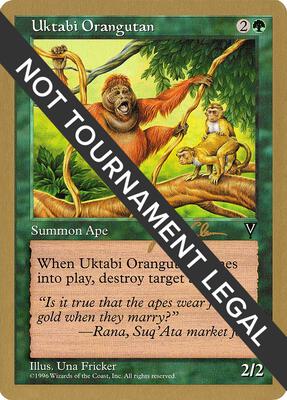 Uktabi Orangutan - 1997 Jakub Slemr (VIS) card from World Championship Decks