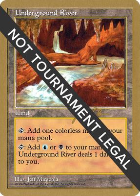 Underground River - 1997 Jakub Slemr (5ED) card from World Championship Decks