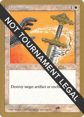 Disenchant - 1997 Janosch Kuhn (5ED) (SB) card from World Championship Decks