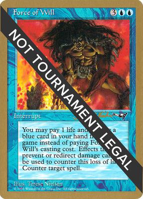 Force of Will - 1997 Janosch Kuhn (ALL) card from World Championship Decks