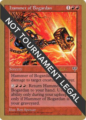 Hammer of Bogardan - 1997 Janosch Kuhn (MIR) card from World Championship Decks