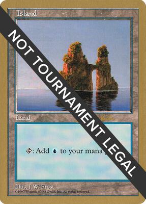Island (427) - 1997 Janosch Kuhn (5ED) card from World Championship Decks