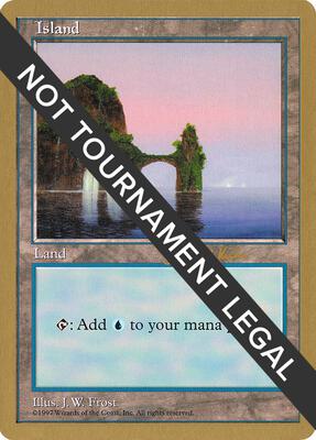 Island (425) - 1997 Janosch Kuhn (5ED) card from World Championship Decks