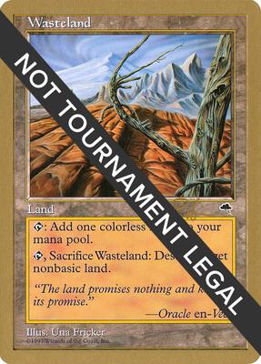 Wasteland - 1998 Ben Rubin (TMP) card from World Championship Decks