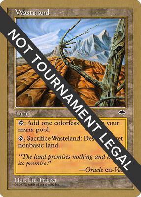 Wasteland - 1999 Jakub Slemr (TMP) card from World Championship Decks