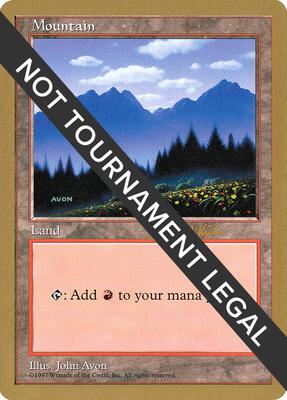 Mountain (433) - 1997 Janosch Kuhn (5ED) card from World Championship Decks