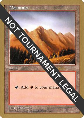 Mountain (432) - 1997 Janosch Kuhn (5ED) card from World Championship Decks