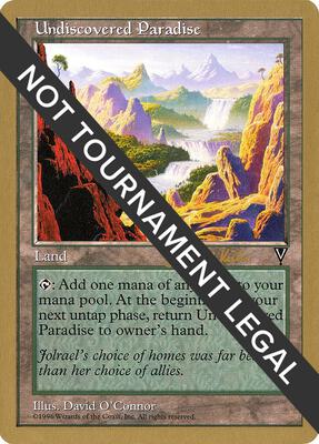 Undiscovered Paradise - 1997 Janosch Kuhn (VIS) card from World Championship Decks
