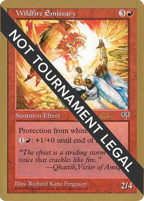 Wildfire Emissary - 1997 Janosch Kuhn (MIR) card from World Championship Decks