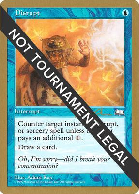 Disrupt - 1997 Paul McCabe (WTH) card from World Championship Decks