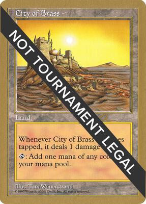 City of Brass - 1997 Paul McCabe (5ED) card from World Championship Decks