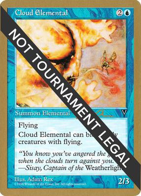 Cloud Elemental - 1997 Paul McCabe (VIS) card from World Championship Decks