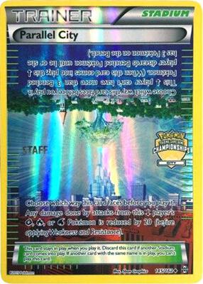 Parallel City - 145/162 (City Championships) [Staff] card from League & Championship Cards