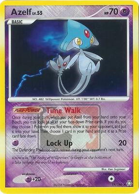 Azelf - 19/146 (League Promo) card from League & Championship Cards