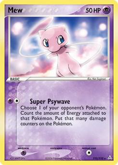 Mew - 111/110 (Non-Holo DVD Promo) card from Miscellaneous Cards & Products