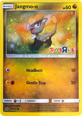Jangmo-o - 75/111 (Toys R Us Promo) card from Miscellaneous Cards & Products