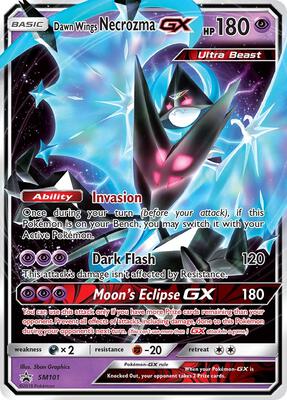 Dawn Wings Necrozma GX - SM101 card from SM Promos