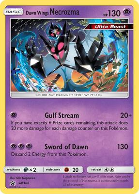 Dawn Wings Necrozma - SM106 card from SM Promos