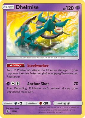 Dhelmise - SM53 card from SM Promos