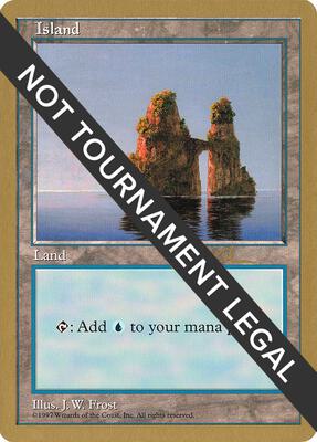 Island (427) - 1997 Paul McCabe (5ED) card from World Championship Decks